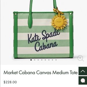Kate Spade Market Cabana tote *brand new/in packaging*